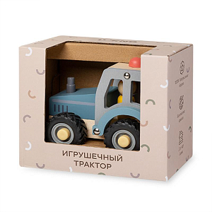 Игрушечный трактор LUKNO, синий